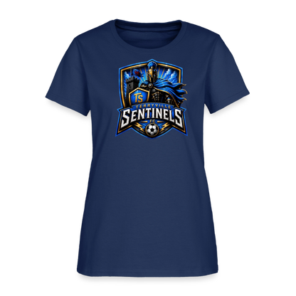 Women's T-Shirt -  blue dusk