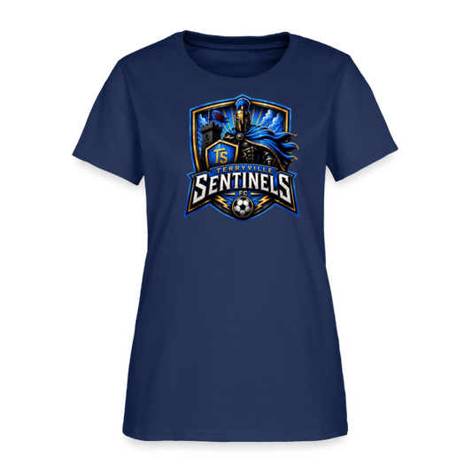 Women's T-Shirt -  blue dusk