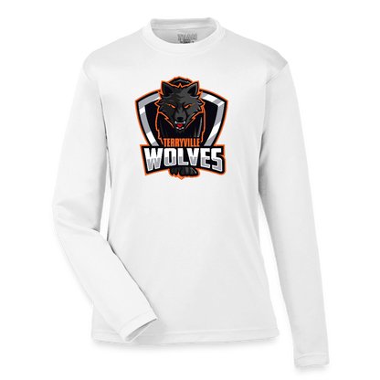 Youth Zone Performance Long-Sleeve T-Shirt - white