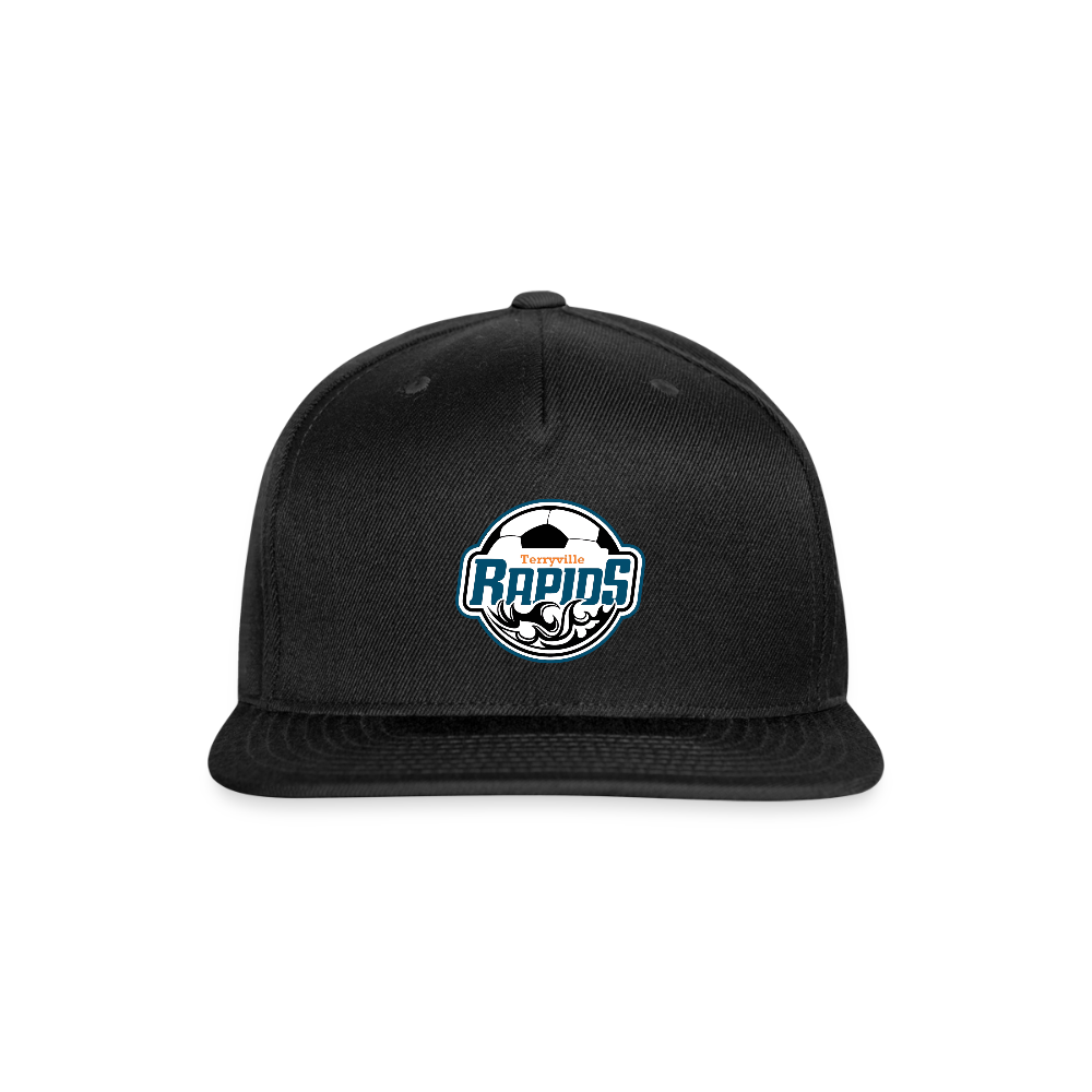 Snapback Baseball Cap - black
