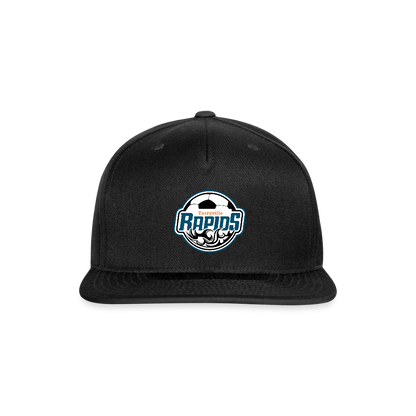 Snapback Baseball Cap - black