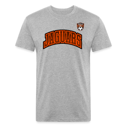 Fitted Cotton/Poly T-Shirt by Next Level - heather gray