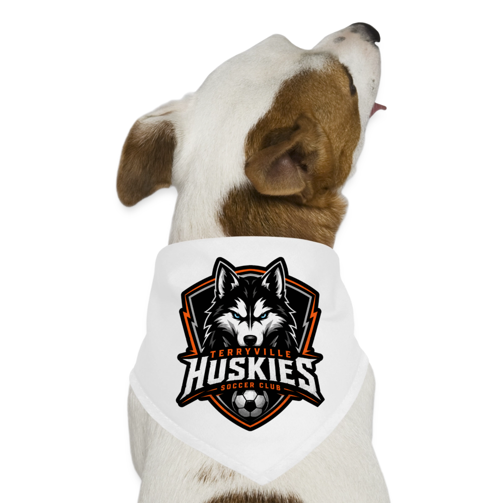Dog Bandana - white