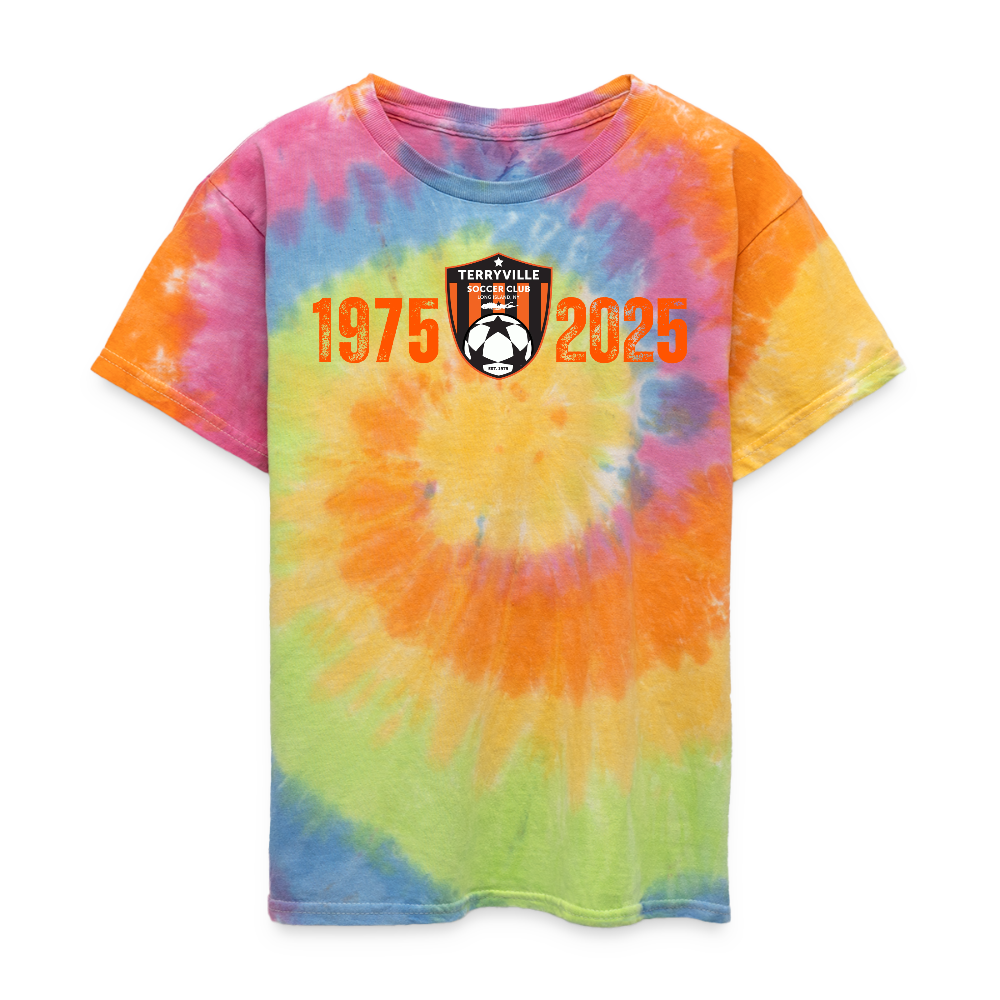 Kid's Tie Dye T-Shirt - rainbow