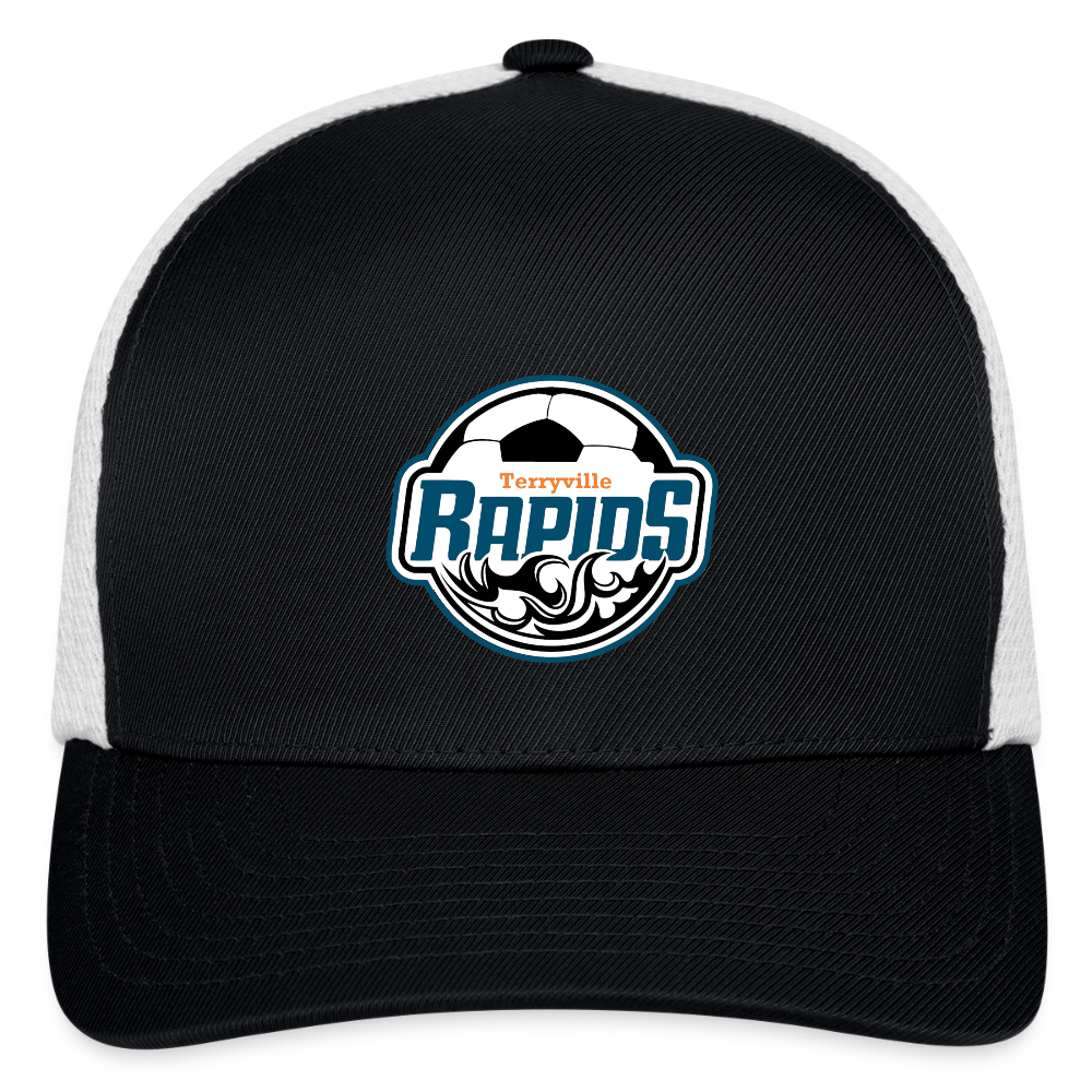 Flexfit Fitted Baseball Cap - black/white