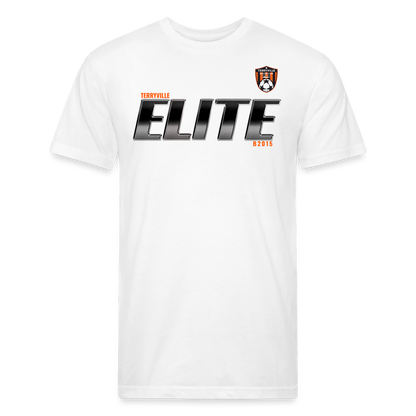 Fitted Cotton/Poly T-Shirt by Next Level - white