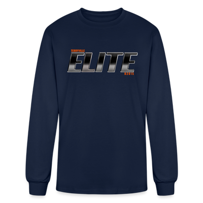 Men's Long Sleeve T-Shirt - navy