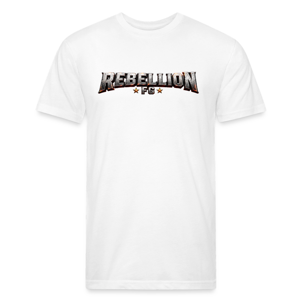 Fitted Cotton/Poly T-Shirt by Next Level - white