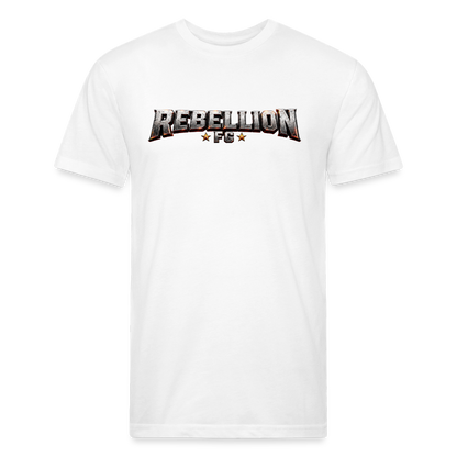 Fitted Cotton/Poly T-Shirt by Next Level - white