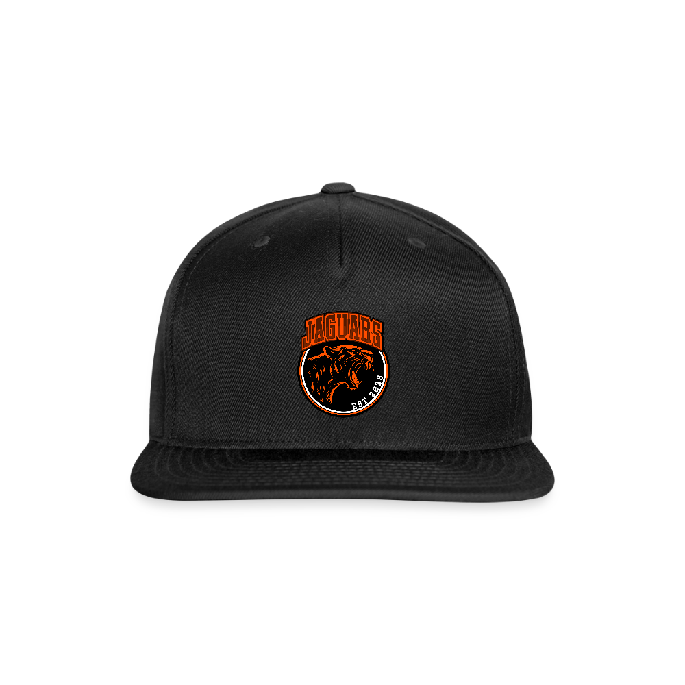 Snapback Baseball Cap - black