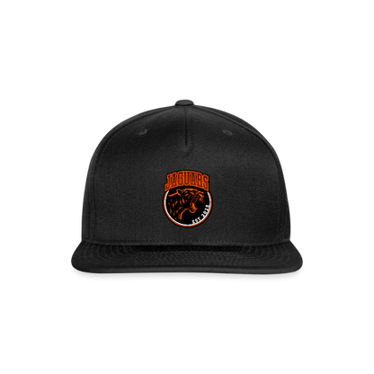 Snapback Baseball Cap - black