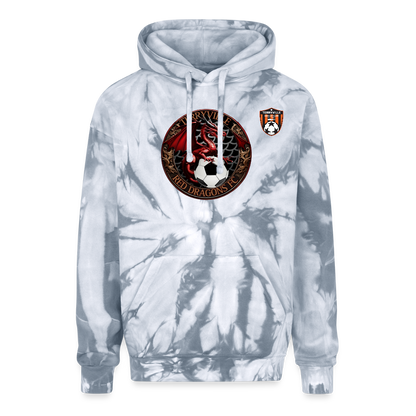 Adult Tie Dye Hoodie - spider silver