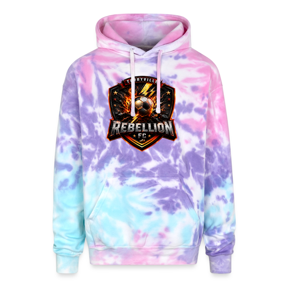 Adult Tie Dye Hoodie - cotton candy