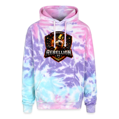 Adult Tie Dye Hoodie - cotton candy