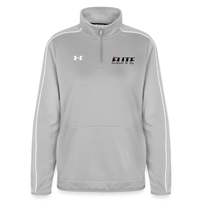 Under Armour Women's Command Quarter Zip 2.0 - light gray
