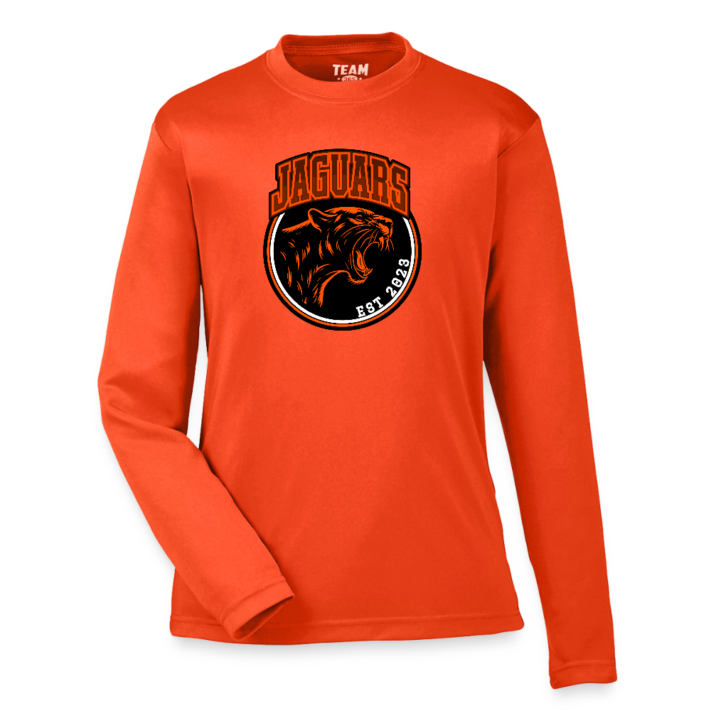 Youth Zone Performance Long-Sleeve T-Shirt - orange