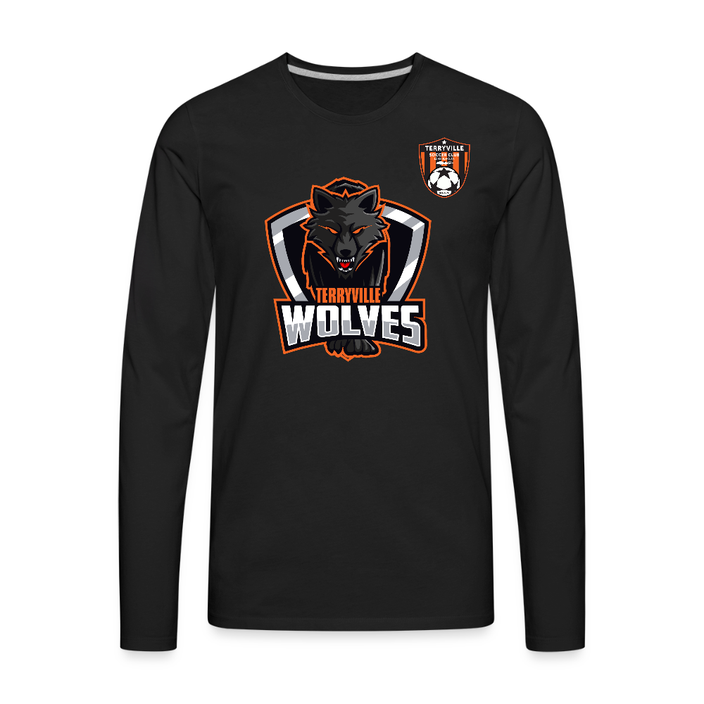 Men's Premium Long Sleeve T-Shirt - black