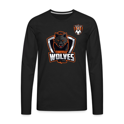 Men's Premium Long Sleeve T-Shirt - black