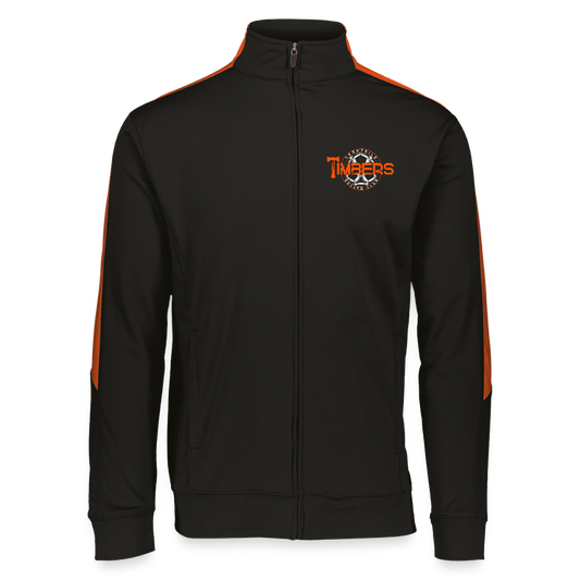 Augusta Sportswear Unisex 2.0 Medalist Jacket - black/orange