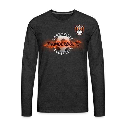 Men's Premium Long Sleeve T-Shirt - charcoal grey