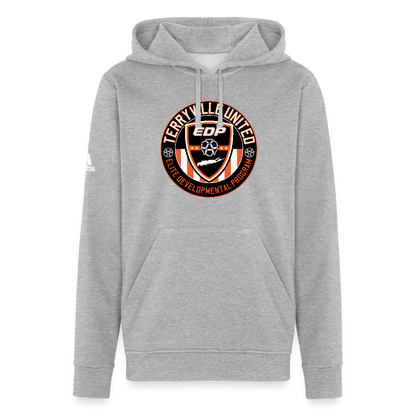 Adidas Unisex Fleece Hoodie - heather gray