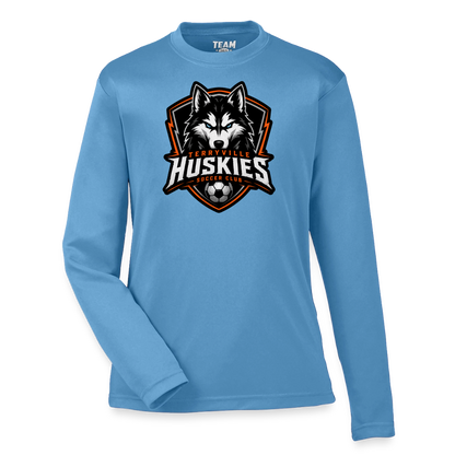 Youth Zone Performance Long-Sleeve T-Shirt - light blue