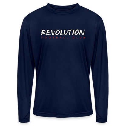 Men's Zone Performance Long-Sleeve T-Shirt - dark navy
