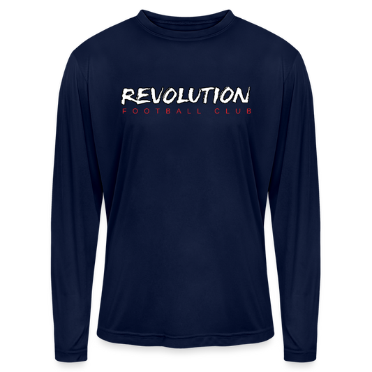 Men's Zone Performance Long-Sleeve T-Shirt - dark navy