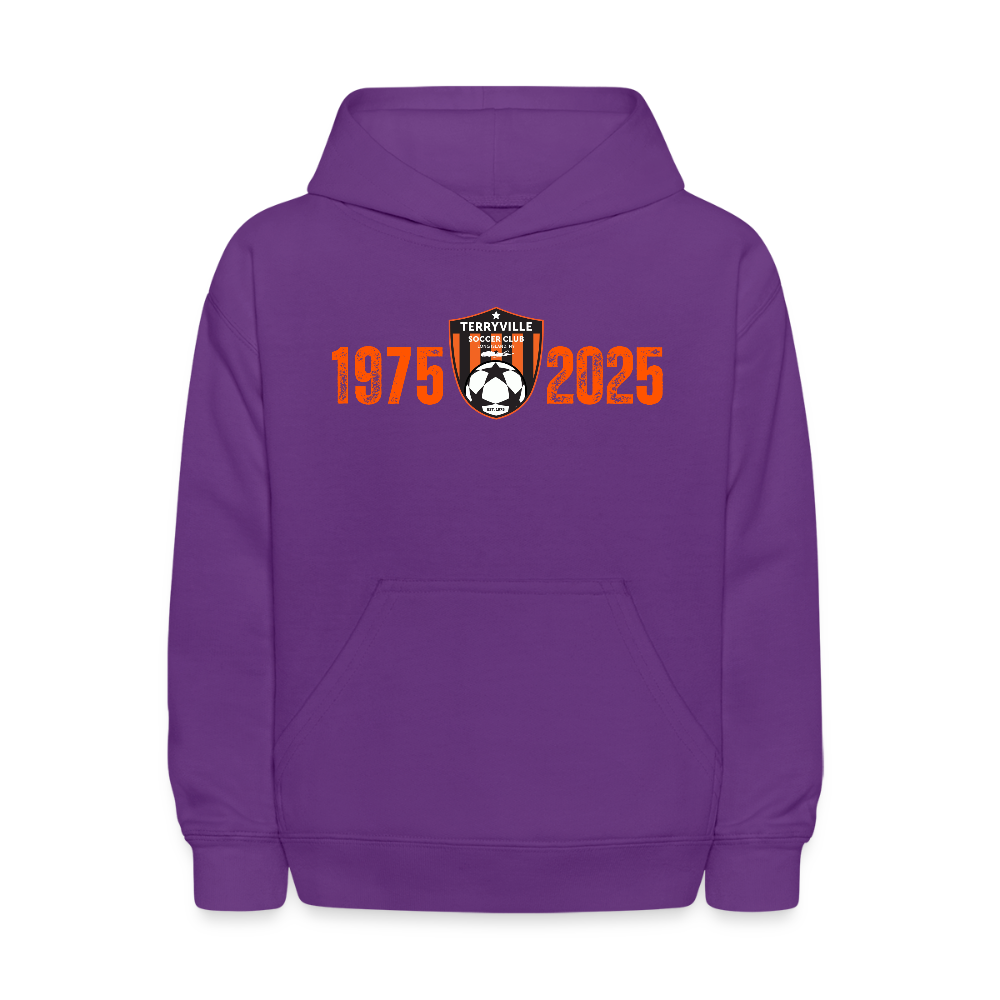 50th Anniversary Kids Hoodie - purple