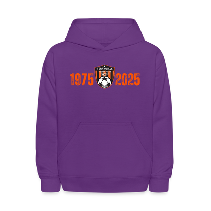 50th Anniversary Kids Hoodie - purple