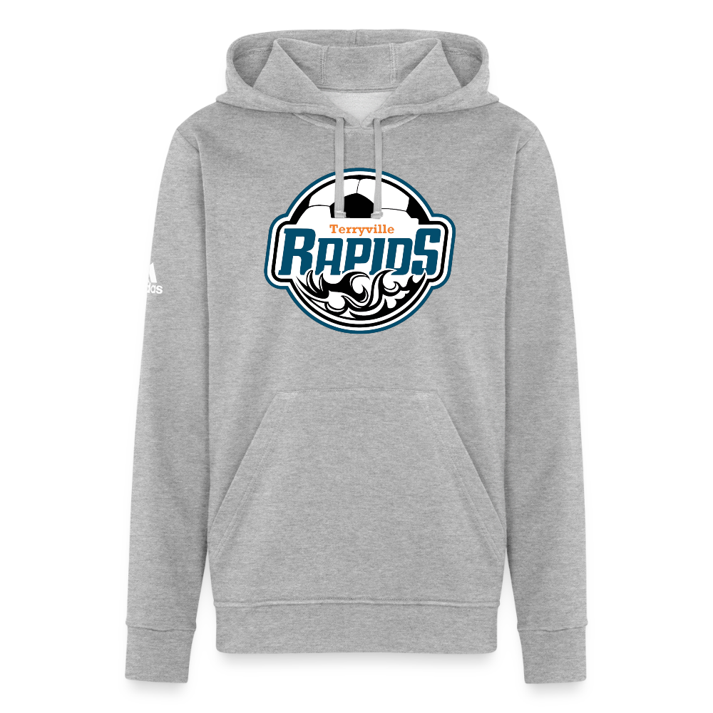 Adidas Unisex Fleece Hoodie - heather gray