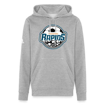 Adidas Unisex Fleece Hoodie - heather gray