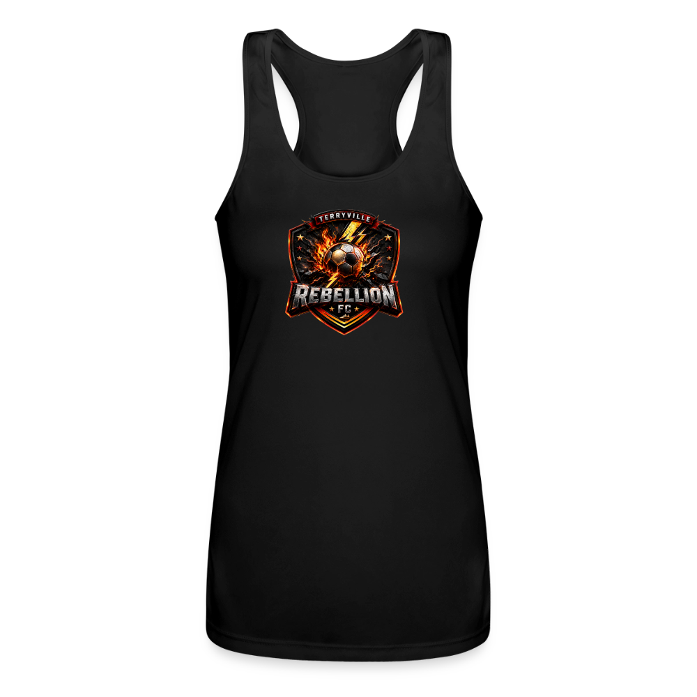 Women’s Performance Racerback Tank Top - black