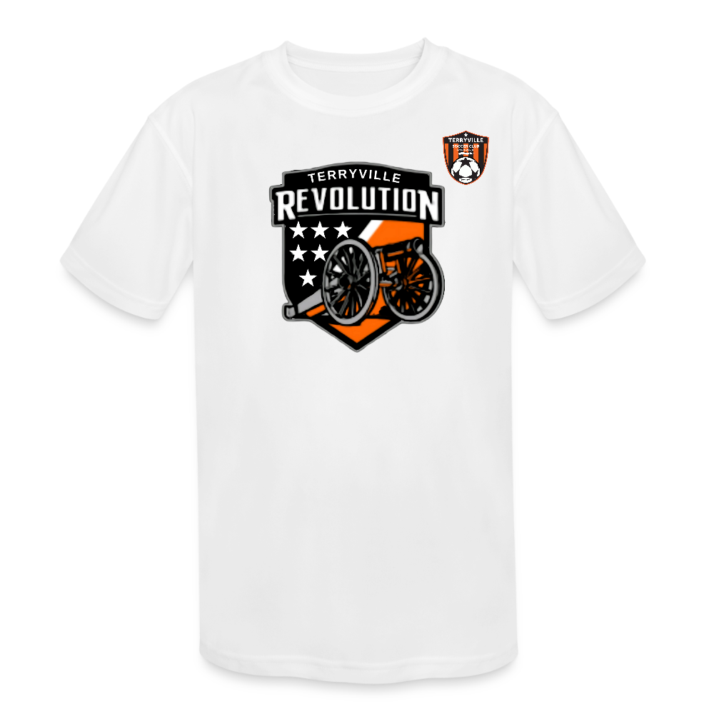 Kids' Moisture Wicking Performance T-Shirt - white