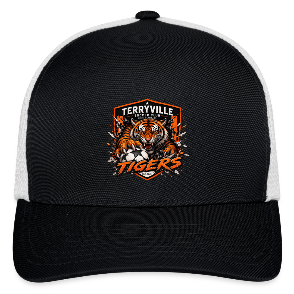 Flexfit Fitted Baseball Cap - black/white