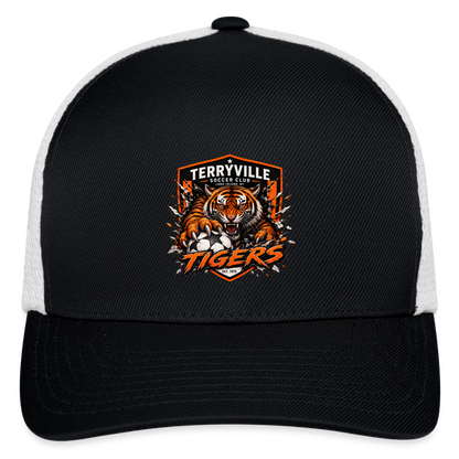Flexfit Fitted Baseball Cap - black/white