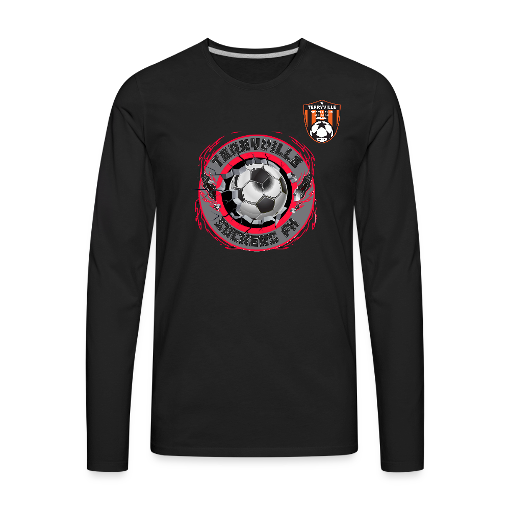 Men's Premium Long Sleeve T-Shirt - black