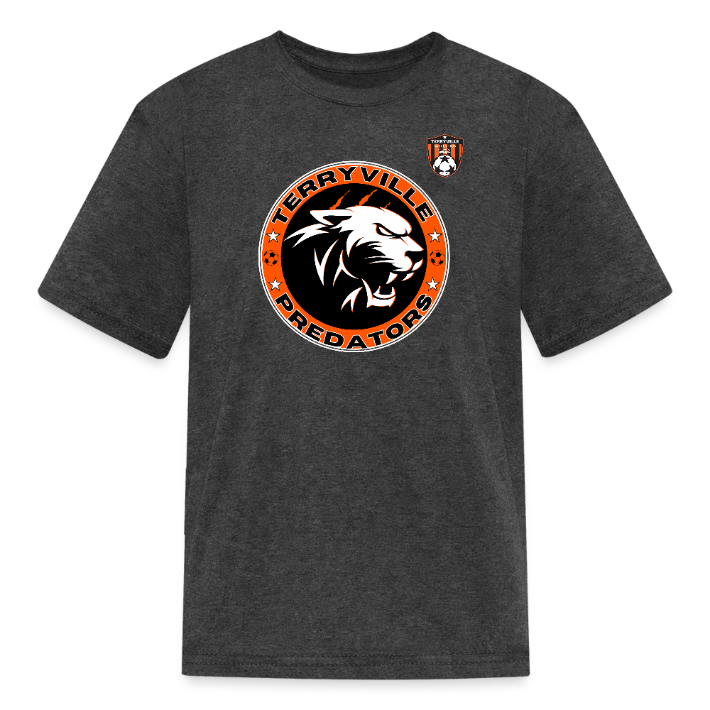 Kids' T-Shirt - heather black