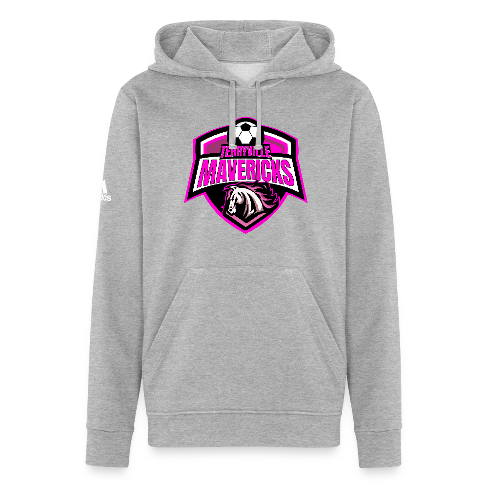 Adidas Unisex Fleece Hoodie - heather gray