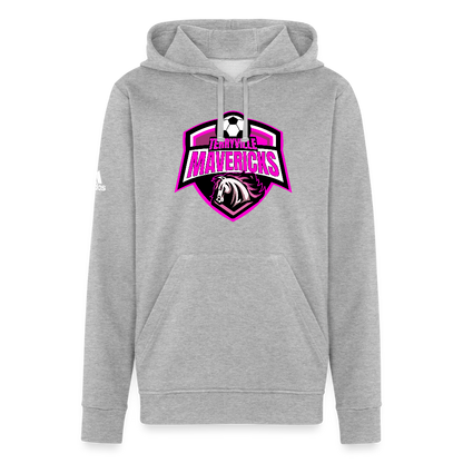 Adidas Unisex Fleece Hoodie - heather gray