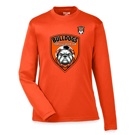 Youth Zone Performance Long-Sleeve T-Shirt - orange