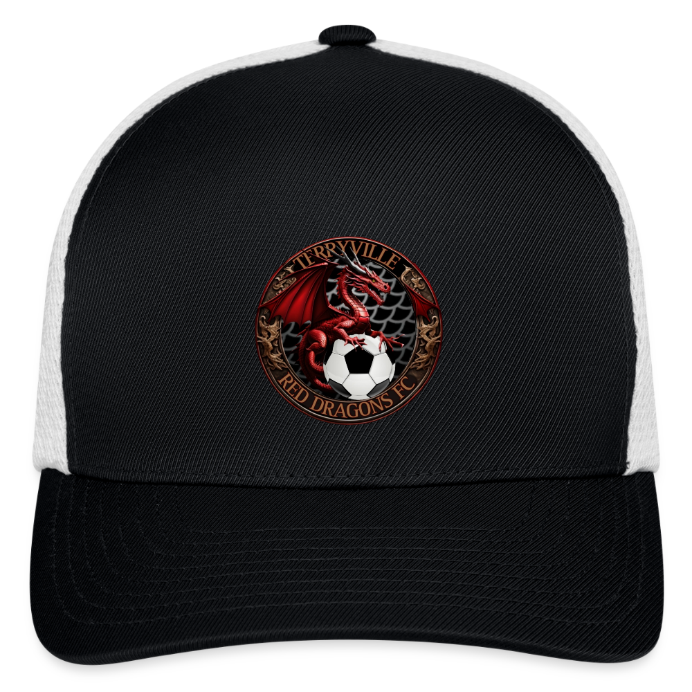 Flexfit Fitted Cap - black/white