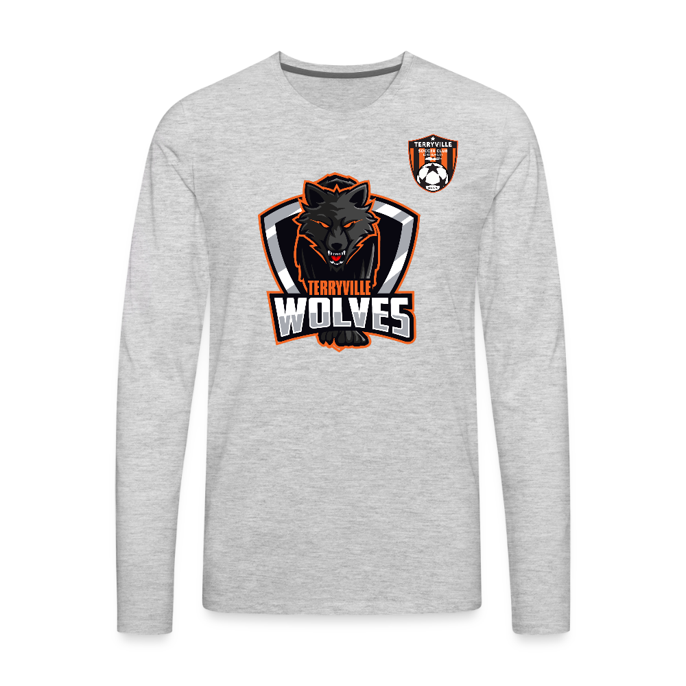 Men's Premium Long Sleeve T-Shirt - heather gray