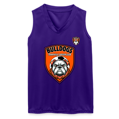 Augusta Girls Sleeveless Wicking Attain Jersey - purple