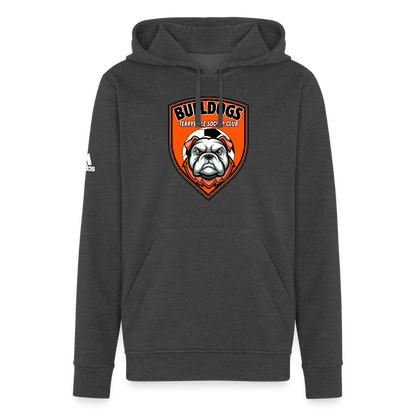 Adidas Unisex Fleece Hoodie - charcoal grey