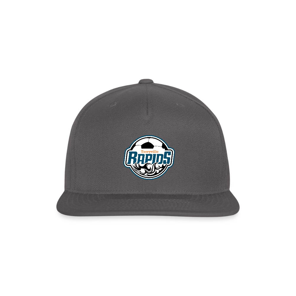 Snapback Baseball Cap - dark grey