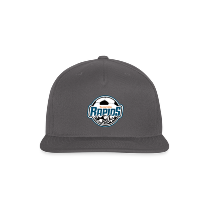 Snapback Baseball Cap - dark grey