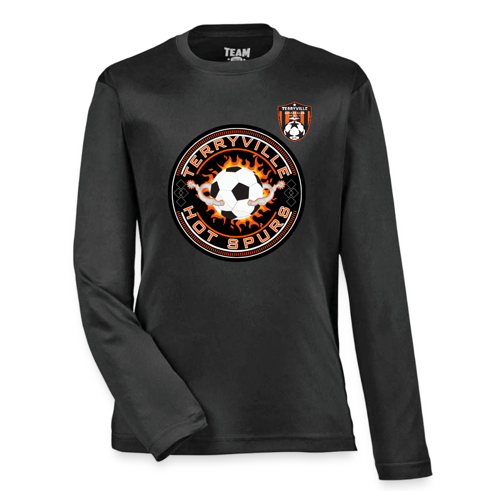 Youth Zone Performance Long-Sleeve T-Shirt - black