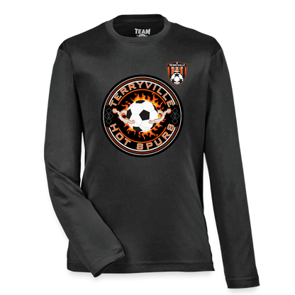 Youth Zone Performance Long-Sleeve T-Shirt - black