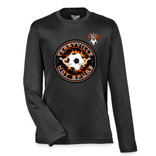 Youth Zone Performance Long-Sleeve T-Shirt - black